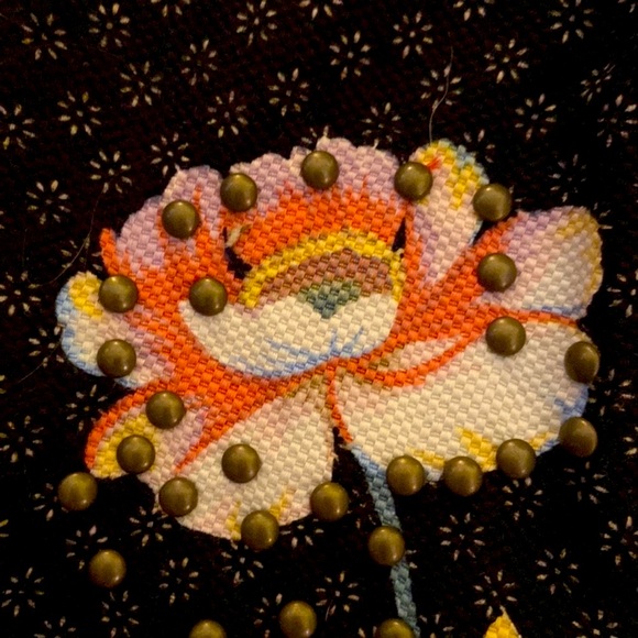 NWOT — Anthropologie Maeve Floral Studded Ashbury Dress — Size 8 - Picture 5 of 7